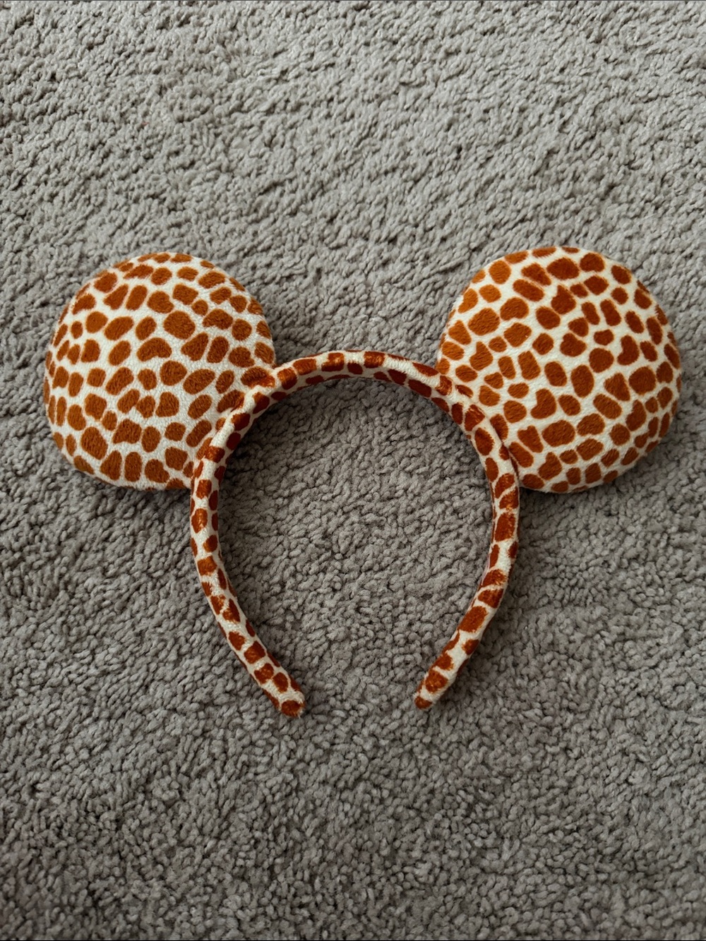 Disney Parks Giraffe Print Minnie Ear Headband